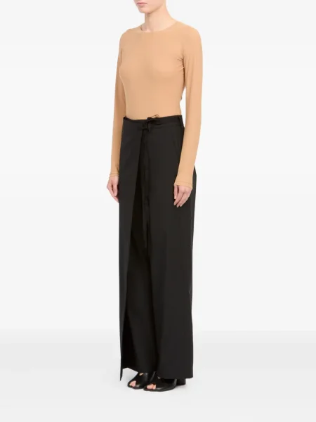 Pantaloni Mm6 Maison Margiela negru