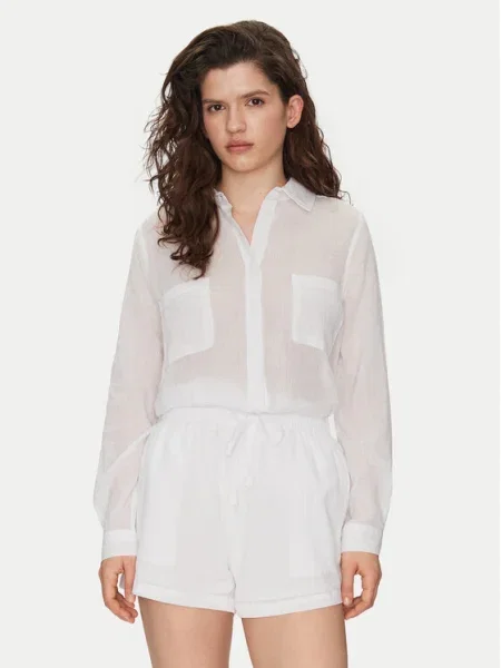 Seafolly Cămașă Breeze alb