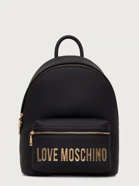 Love Moschino rucsac pentru femei cu imitație de piele negru