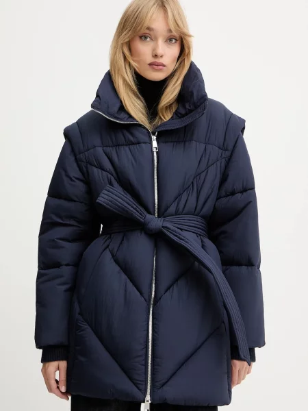 BOSS Orange geacă bleumarin portocaliu