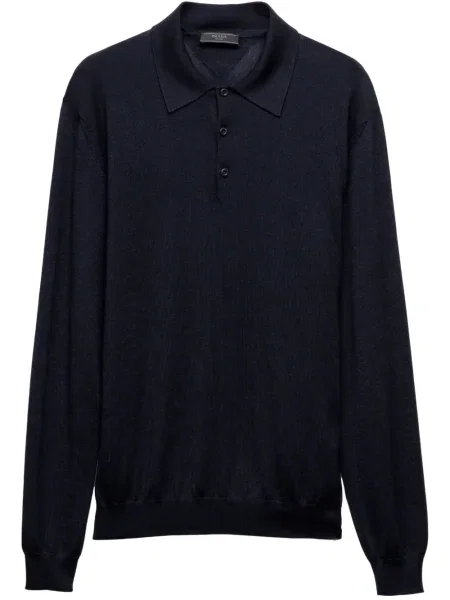 Tricou polo Prada albastru