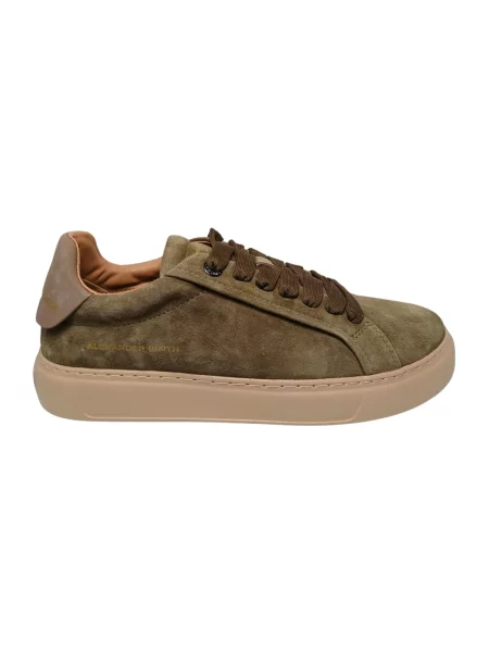 Sneakersy Alexander Smith skórzane zielone