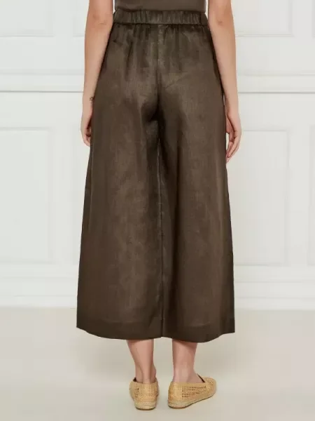 Max Mara Leisure De in pantaloni MINNIE | Relaxed fit verde