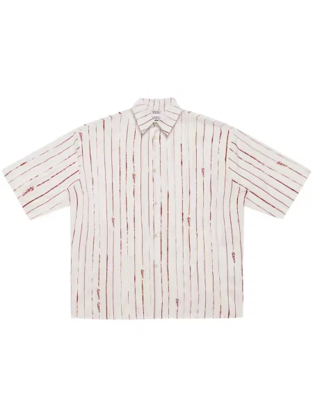 Košulja Marcelo Burlon County Pinstripes Over Shirt za muškarce relaxed s klasičnim ovratnikom bijela