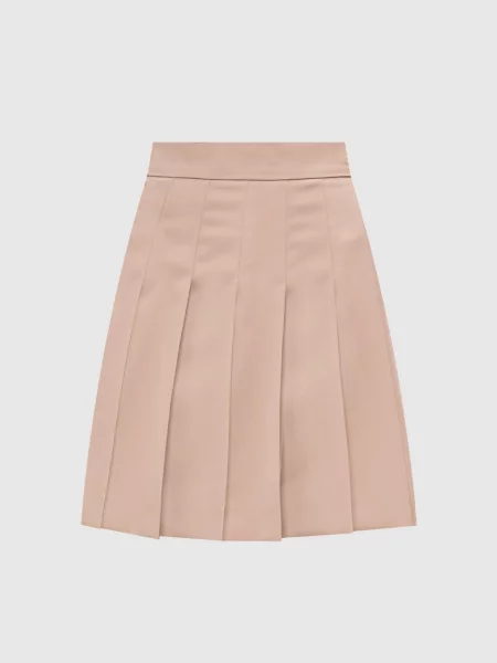 Спідниця-плісе ANGEL з вовною Max Mara коричнева