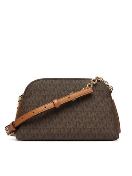 Ročna torba MICHAEL Michael Kors Freddie Temno rjava