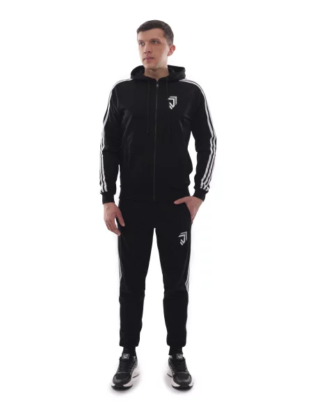 Спортивний костюм STREAM віскоза/поліестер чорний