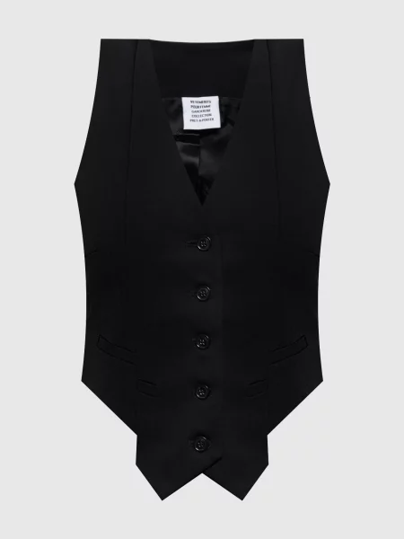 Жилет з вовни Vetements чорний