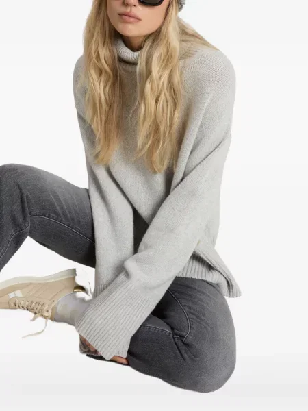 Pulover Woolrich de lână gri