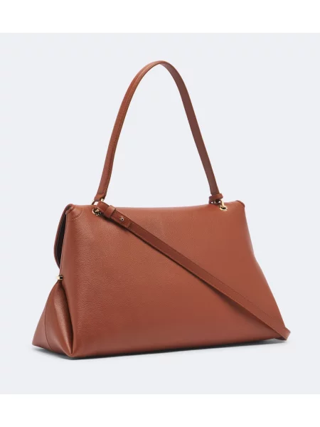Geantă Ferragamo din piele maro