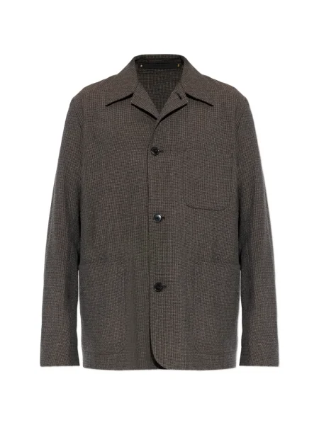 Cămașă Paul Smith de lână maro