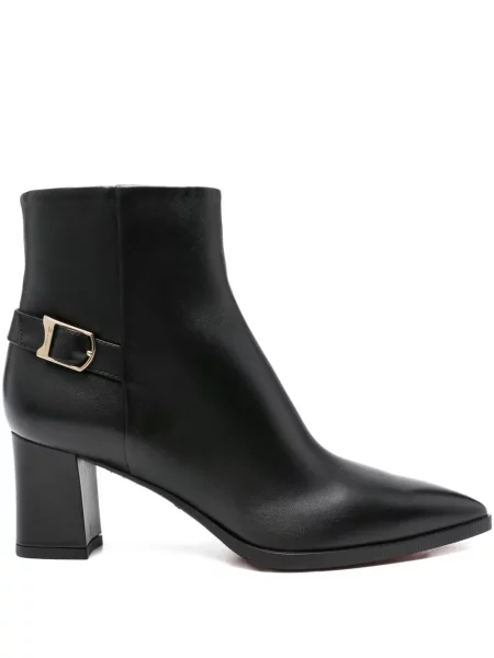 Botine Santoni cu cataramă negru