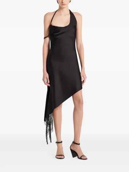 Rochie Courreges din dantelă de costum negru