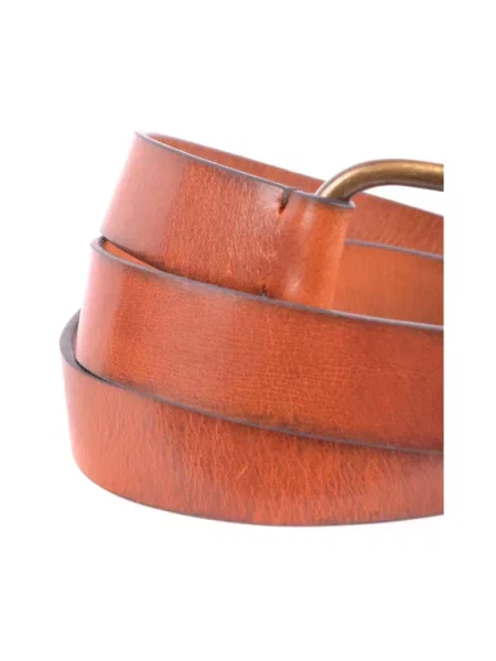 Pasek Dsquared2 w paski brązowy