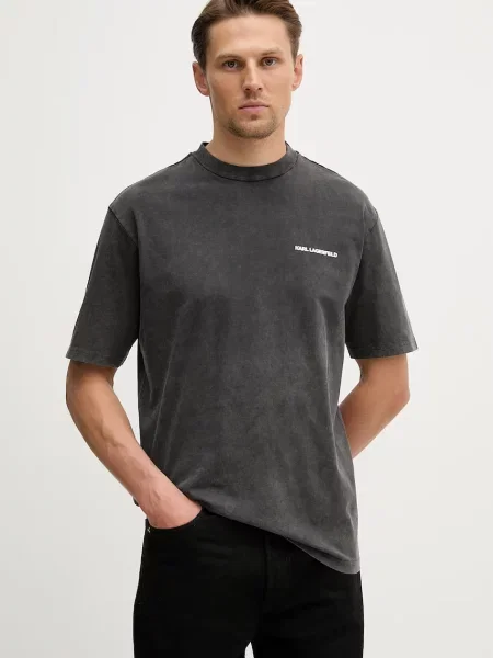 Karl Lagerfeld tricou din gri