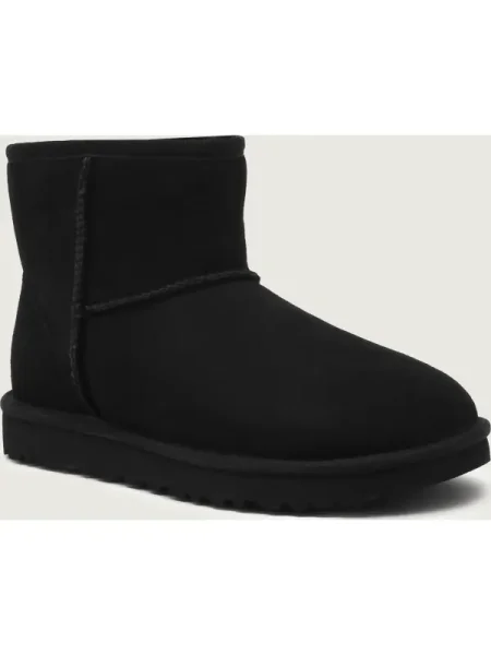 UGG Hótaposó W Classic Mini II | hasított bőr fekete
