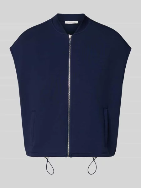 Kamizelka w kroju regular fit ze stójką Christian Berg Woman granatowa