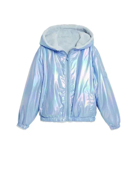 Desigual Geacă de primăvară-toamnă albastru