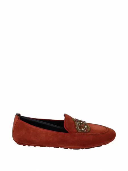 Pantofi loafer Dolce & Gabbana maro