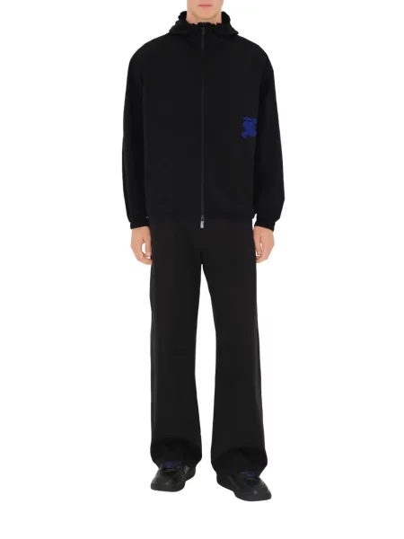 Geacă Burberry cu broderie negru
