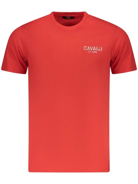 Tricou Cavalli Class scurt roșu