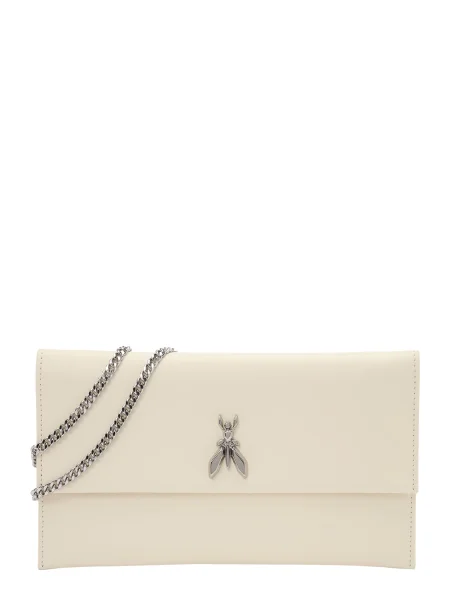 PATRIZIA PEPE Pisemska torbica bela