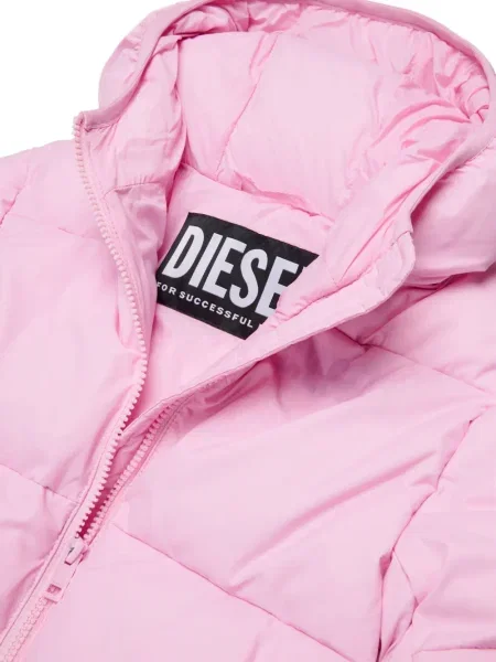 Kurtka dziecięca Diesel różowa