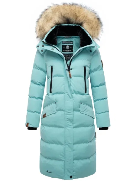 MARIKOO Palton de iarnă Schneesternchen aqua albastru