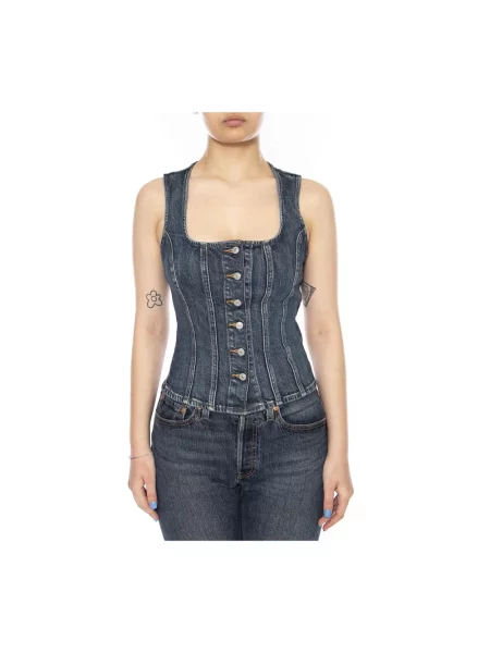 Top Levi's niebieski