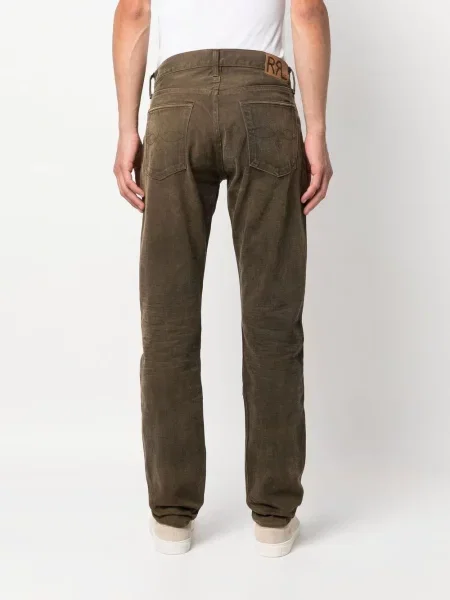 Дънки straight leg Ralph Lauren Rrl кафяво