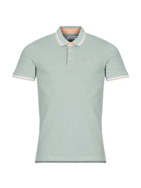 Polo majica Jack & Jones s kratkimi rokavi zelena