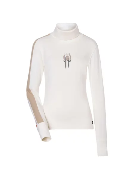 Sweter Super.natural z nadrukiem biały