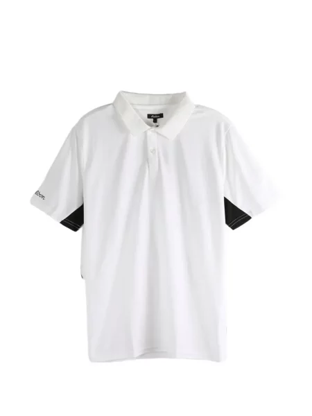 Golf tricou polo Malbon Golf alb