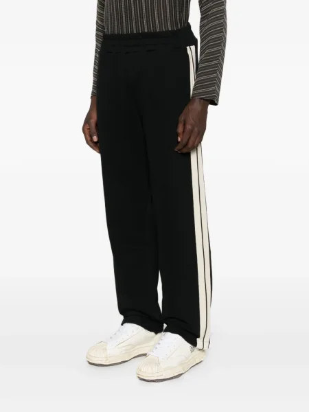 Pantaloni Palm Angels cu dungi negru