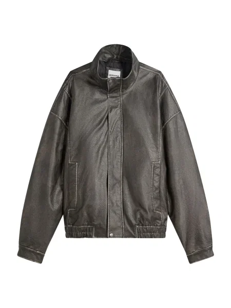 Bershka Prehodna jakna črna