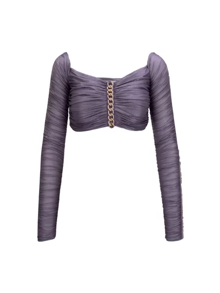 Top Elisabetta Franchi fioletowy