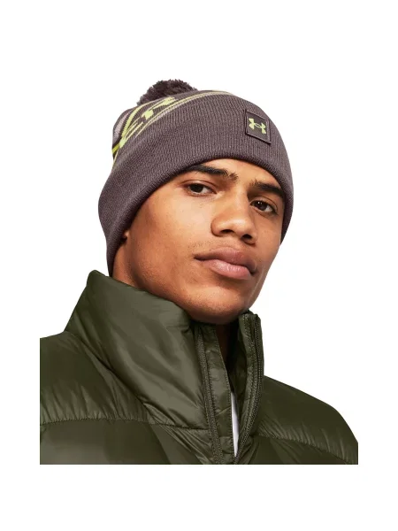 Καπέλο Under Armour Halftime Pom Beanie Ash Taupe Universal