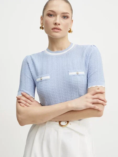 Morgan sweter MSEOUL lekki MSEOUL niebieski