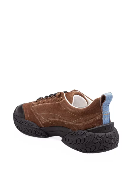 Sneakerși Ghōud din piele de căprioară maro