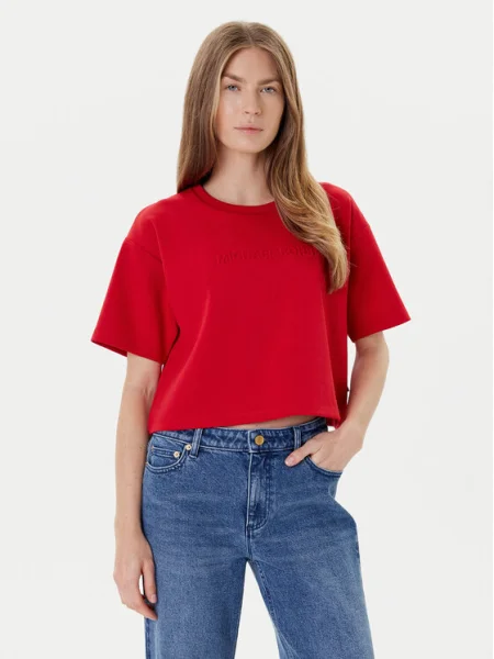 MICHAEL Michael Kors Póló Relaxed Fit piros