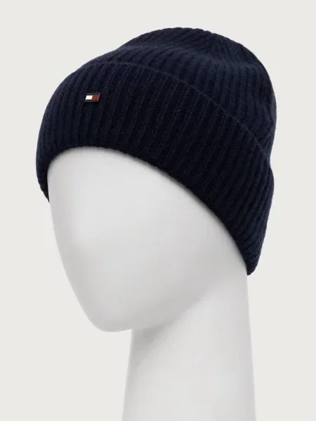 Căciulă Tommy Hilfiger Th Flag Bleumarin