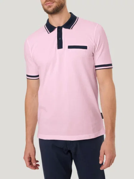 Поло Pierre Cardin розовое