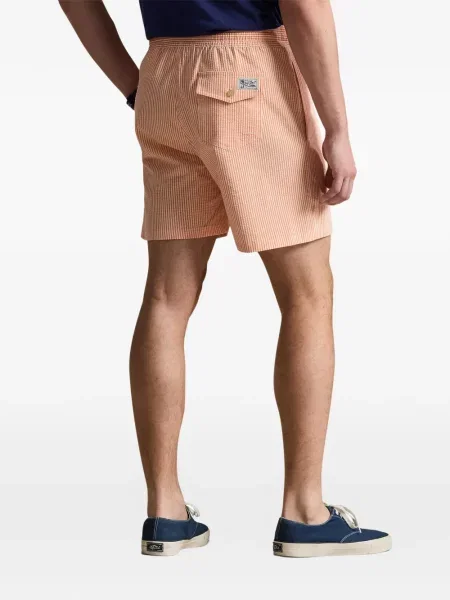 Ριγέ δερμάτινος κάλτσες Polo Ralph Lauren με κορδόνι μαύρο