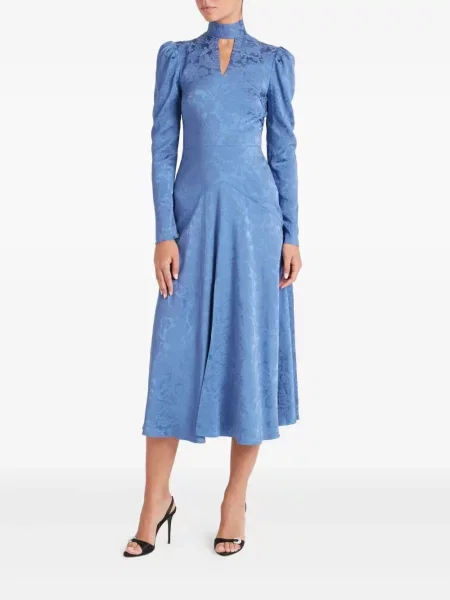 Gėlėtas suknele Temperley London mėlyna