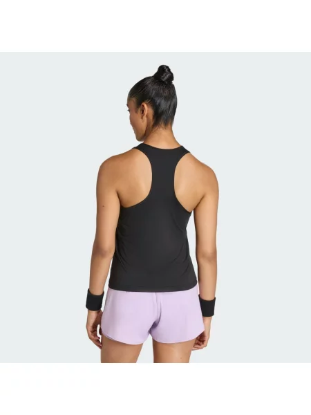 Tenisové tílko Adidas Performance s výstřihem do v černé