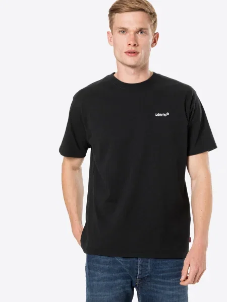 LEVI'S Tricou negru alb