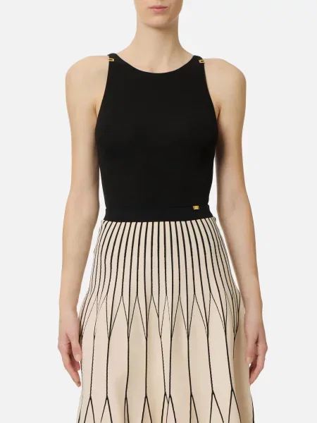 Боді Elisabetta Franchi чорне