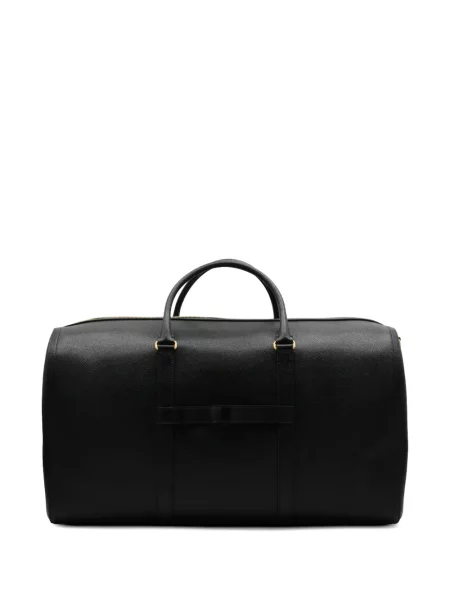 Geantă Thom Browne din piele negru