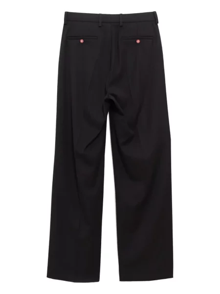 Pantaloni Casablanca de lână plisate negru