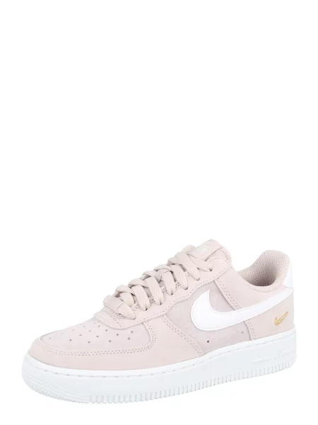 Nike Sportswear Nízke tenisky AIR FORCE 1 zlatá / ružová biela